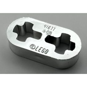   41677 Chrome Silver Technic, Liftarm 1 x 2 Thin  41677 Custom Chromed by BUBUL