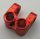 41678 Chrome RED Technic, Axle and Pin Connector Perpendicular Double Split  41678 Custom chromed by BUBUL
