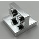 41682 | Chrome Silver Bracket 2 x 2 - 1 x 2 Centered | Custom Chromed by Bubul