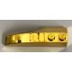41747 Chrome GOLD Wedge 6 x 2 Right Custom Chromed by BUBUL