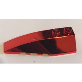   41748 | Chrome Red Wedge 6 x 2 Left | Custom Chromed by BUBUL