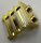 4175 Chrome Gold Plate, Modified 1 x 2 with Ladder Custom Chromed by BUBUL