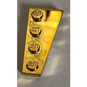   41770 Chrome GOLD Wedge, Plate 4 x 2 Left Custom chromed by Bubul