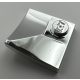 4190 | Chrome Silver Arch 2 x 2 Inverted Corner with Recessed Stud | Custom Chromed by Bubul