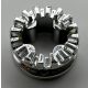 4265b Chrome Silver Technic Bush 1/2 Toothed Type II   Custom Chromed by Bubul