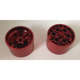   4266 Chrome-RED Wheel 20 x 30 Technic (4 studs D.) | Custom Chromed by BUBUL