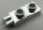 4276 | Chrome Silver Hinge Plate 1 x 2 with 2 Fingers | Custom Chromed by BUBUL