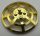 4285, 30234 | Chrome Gold Dish 6 x 6 Inverted (Radar) Webbed | Custom Chromed by Bubul