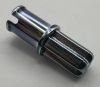43093 Chrome Titan Technic, Axle Pin with Friction Ridges Lengthwise Custom Chromed by BUBUL