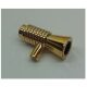 4349 Chrome Gold Minifig, Utensil Loudhailer / Megaphone / SW Blaster Custom Chromed by Bubul