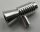 4349 Chrome Silver Minifig, Utensil Loudhailer / Megaphone / SW Blaster Custom chromed by Bubul