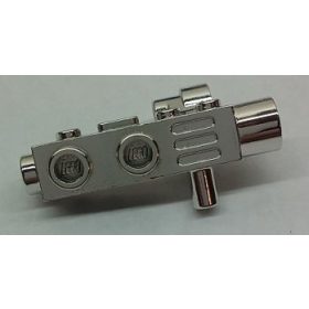  4360 Chrome Silver Minifig, Utensil Camera with Side Sight (Space Gun) Custom Chromed by Bubul