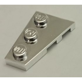   43723 Chrome Silver Wedge, Plate 3 x 2 Left   43723  Custom chromed by Bubul