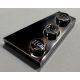 43723 Chrome Titan Wedge, Plate 3 x 2 Left   43723  Custom chromed by Bubul