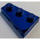 43723 Chrome Blue Wedge, Plate 3 x 2 Left   43723  Custom chromed by Bubul