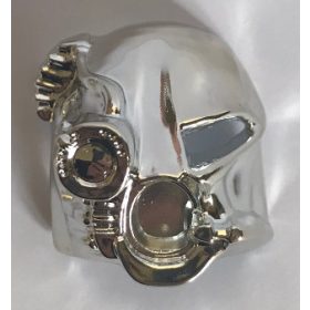   43855 | Chrome Silver Bionicle Mask Akaku Nuva | Custom Chromed by BUBUL