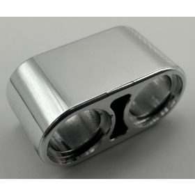   43857 | Chrome Silver Technic, Liftarm 1 x 2 Thick | Custom Chromed by BUBUL