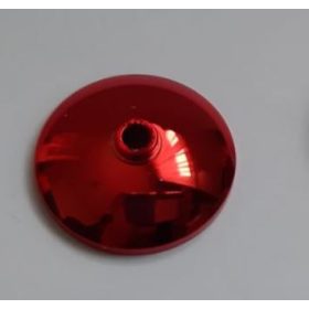  43898 | Chrome Red Dish 3 x 3 Inverted (Radar) | Custom Chromed by BUBUL 