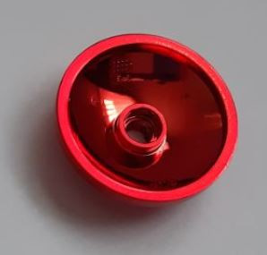 43898 | Chrome Red Dish 3 x 3 Inverted (Radar) | Custom Chromed by BUBUL 