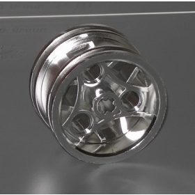   44292 Chrome Silver Wheel 30.4mm D. x 20mm with 3 Pin Holes   Custom chromed by Bubul
