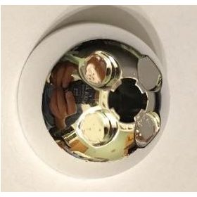   44359, 58772, 58773 | Chrome Silver Cylinder Hemisphere 3 x 3 Ball Turret | Custom Chromed by BUBUL