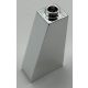 Chrome Silver Slope 75 2 x 1 x 3 - Hollow Stud  4460 or 4460b or similar 4460a Custom Chromed by BUBUL