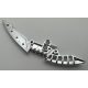 44813 Bionicle Weapon Staff of Light Blade Custom Chromed by Bubul