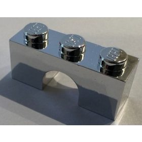 4490 | Chrome Silver Arch 1 x 3 | Custom Chromed by Bubul