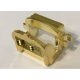 4491 | Chrome Gold Horse Saddle with Two Clips | Custom Chromed by BUBUL