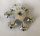 44938 | Chrome Silver Bionicle Weapon 5 x 5 Shield with Gear Tips | Custom Chromed by BUBUL