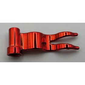  4495 | Chrome RED Flag 4 x 1 Wave Right | Custom Chromed by Bubul