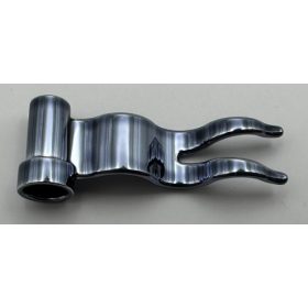   4495 | Chrome Titan Flag 4 x 1 Wave Right | Custom Chromed by Bubul