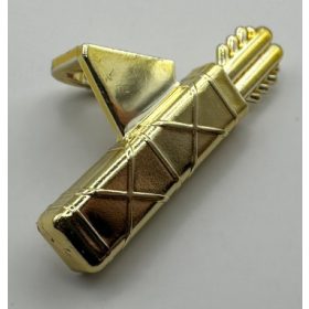   4498 | Chrome Gold Minifig, Arrow Quiver | Custom Chromed by Bubul