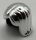 4530 - Chrome Silver Minifig, Headgear Hair Female - Custom Chromed by Bubul