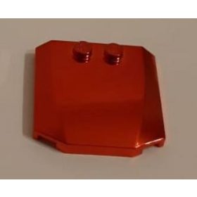   45677 Chrome-RED Wedge 4 x 4 x 2/3 Triple Curved  part 45677 Custom Chromed by BUBUL