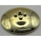 45729, 44375 | Chrome Gold Dish 6 x 6 Inverted (Radar) | Custom Chromed by Bubul