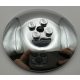 45729, 44375 | Chrome Silver Dish 6 x 6 Inverted (Radar) | Custom Chromed by Bubul