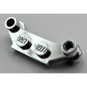 4590 - Chrome Silver Plate, Modified 1 x 4 Offset - Custom Chromed by BUBUL