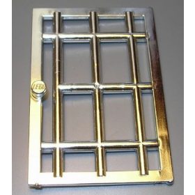   4611 | Chrome Silver Door 1 x 6 x 7 Barred | Custom Chromed by BUBUL