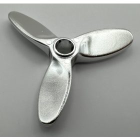 4617 - Chrome Silver Propeller 3 Blade 5.5 Diameter - Custom Chromed by Bubul