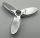 4617 - Chrome Silver Propeller 3 Blade 5.5 Diameter - Custom Chromed by Bubul