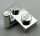 4623, 43876, 88072 | Chrome Silver Plate, Modified 1 x 2 with Arm Up (Horizontal Arm Length 6mm) | Custom Chromed by BUBUL