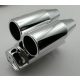 Chrome Silver Technic Engine Tuneable, Block with Two Round Air Scoops (for part 2133)  Part: 46452 Custom chromed by BUBUL