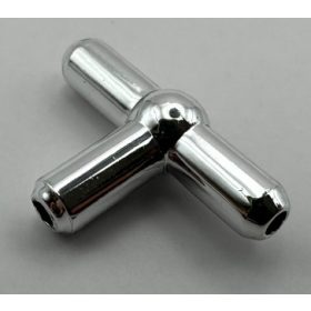   4697 | Chrome Silver Pneumatic T Piece New Style (T Bar) | Custom Chromed by Bubul