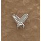 Chrome Silver Minifig, Plume Feathers with Clip    Part:471 chromed by Bubul