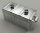4738, 80835 | Chrome Silver Container, Treasure Chest with Slots in Back and (Same Color) Flat Lid | Custom Chromed by Bubul