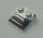 47457 | Chrome Silver Brick, Modified 2 x 2 x 2/3 Two Studs, Curved Slope End | Custom Chromed by BUBUL