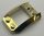 47755 Chrome Gold Wedge 4 x 3 Open with Cutout and 4 Studs Custom Chromed by BUBUL