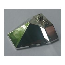   47757 Chrome Silver Wedge 4 x 4 Pyramid Center Custom Chromed by BUBUL