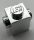 47905 | Chrome Silver Brick, Modified 1 x 1 with Studs on 2 Sides, Opposite | Custom Chromed by BUBUL